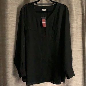 Plus size blouse from Avenue 18/20 black